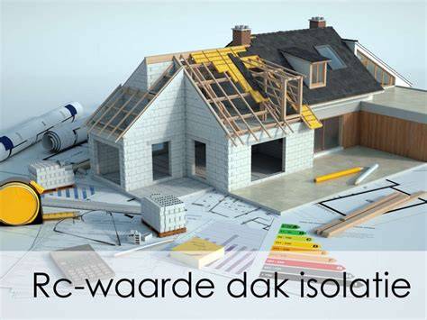 Diagram: Rc-waarde en bouwlagen in een huis