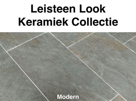 Voorbeelden van verschillende soorten leisteen vloertegels, met nadruk op kleurvariatie en textuur.