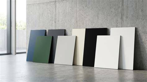 HPL platen in verschillende kleuren en structuren