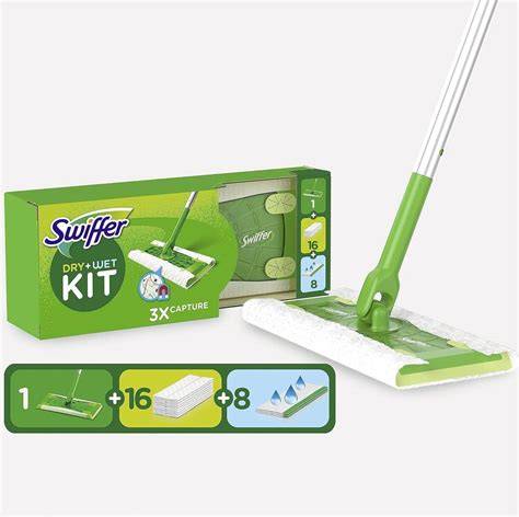 Swiffer Sweeper XXL 360° draaikop en droog doekjes
