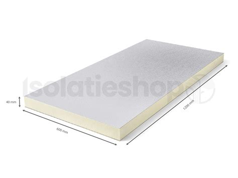 Detailfoto van PIR isolatieplaten