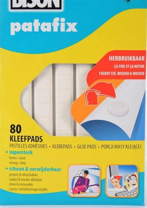 Kneedgum bevestiging op muur illustratie