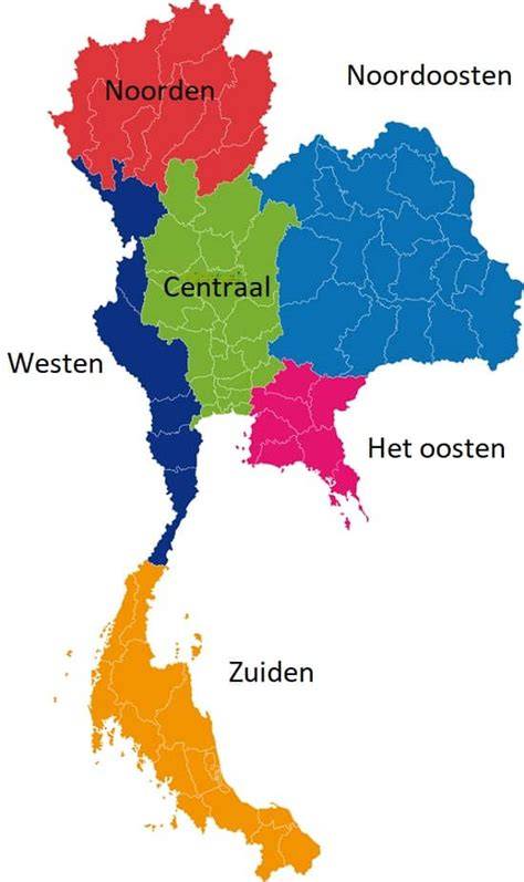 Kaart met regio waar Ambra Kozijnen opereert