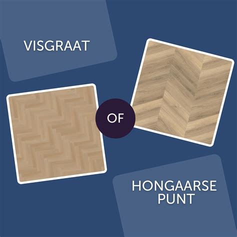 Schematische weergave van het visgraat legpatroon met 90 graden hoek tussen de planken.