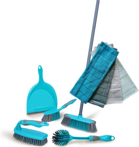 Een afbeelding van een schoonmaakset voor houten vloeren.