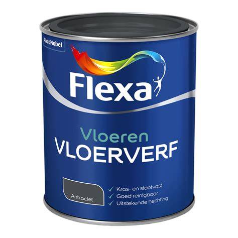 Infographic: Overzicht producteigenschappen Flexa Vloerverf antraciet