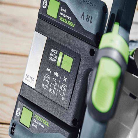 Infographic: Festool 18V-systeem en EC-TEC-motor interoperabiliteit