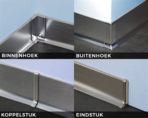 Infographic: Aluminium plinten - kenmerken, voordelen en montage