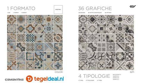 Overzicht van Roca vloertegelcollecties met cementine- en maiolica-achtige afwerkingen