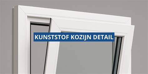 Infographic: Prinzipien van kunststof kozijn details en sponningen