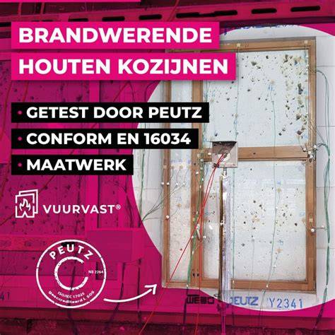 Brandwerende uitvoering HoutAlu-Kozijn Vuurvast®