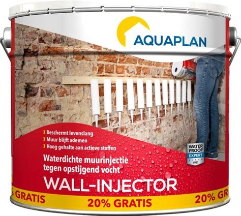 Infographic: Hoe Aquaplan Wall-Injector werkt en stappenplan injectie