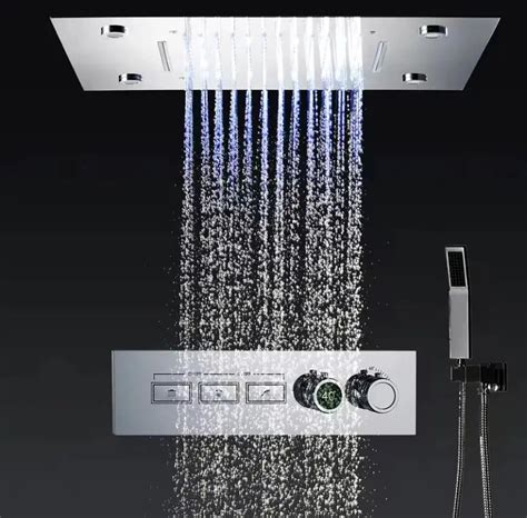 Diagram: Installatie lay-out inbouw regendouche