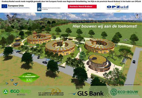 Foto: Ecodorp Oosthem - voorbeeld van een toekomstgerichte woongemeenschap
