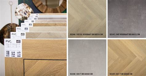 Assortiment PVC vloeren van PPC