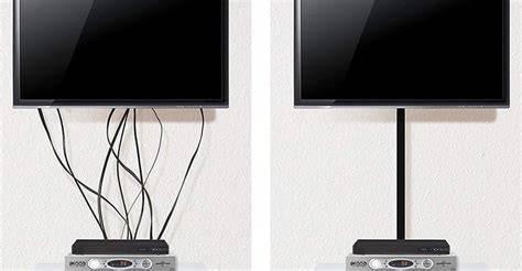 Infographic: Netjes wegwerken van splitters en kabels in een woonkamer