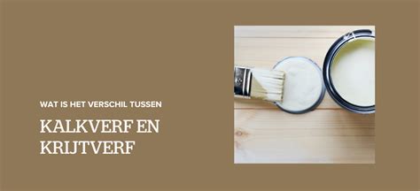 illustratie van het verschil in textuur tussen kalkverf en krijtverf