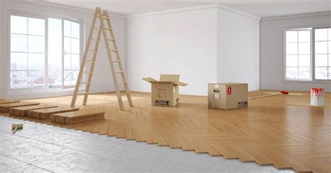 acclimatisatie parket dozen in kamer