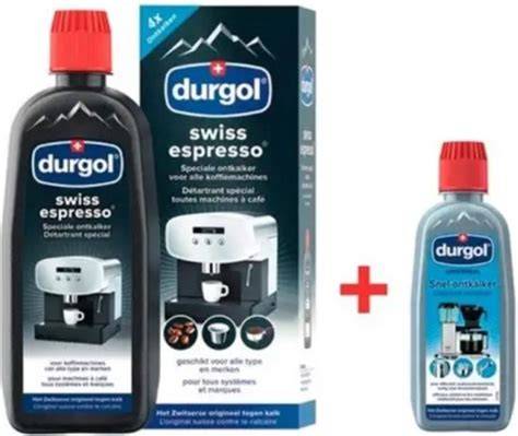 Infographic over kalkvorming en ontkalking met durgol swiss espresso