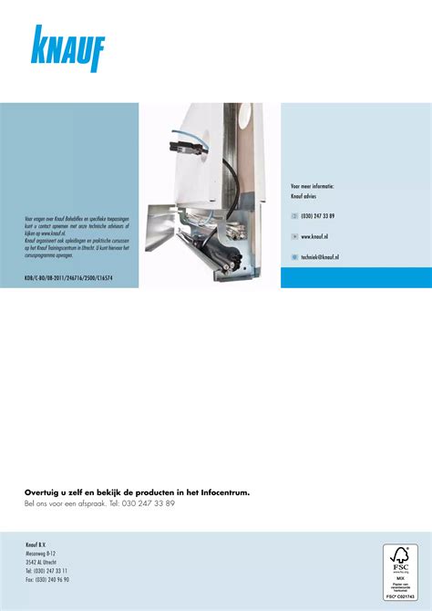 Infographic: Knauf productenoverzicht en toepassingen