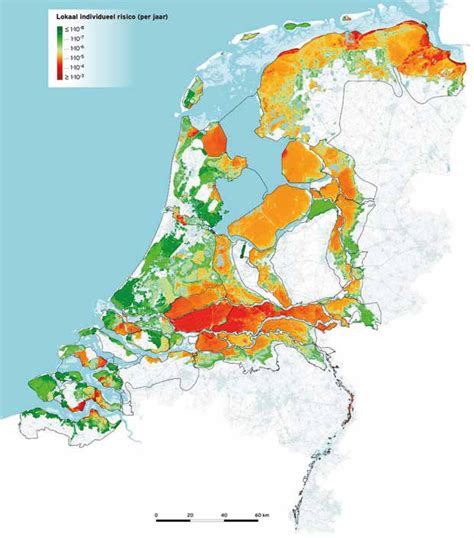 EU-richtlijnen overstromingsrisico's kaart