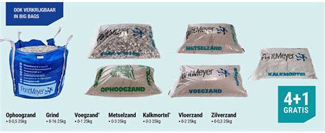 Detailfoto van ophoogzand en voegzand.