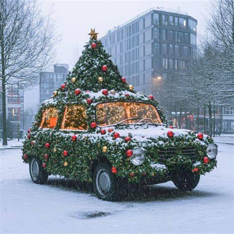Infographic: regels voor vervoer kerstboom op auto dak, inclusief maximale uitsteeklengte en boetebijgbaarheid