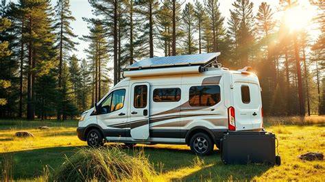 Schets: systeemconfiguratie camper zonne-energie