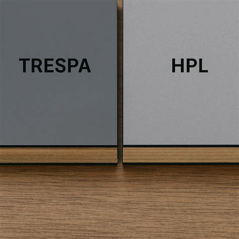 Illustratie: Samenstelling Trespa (HPL) en onderhoudsadvies