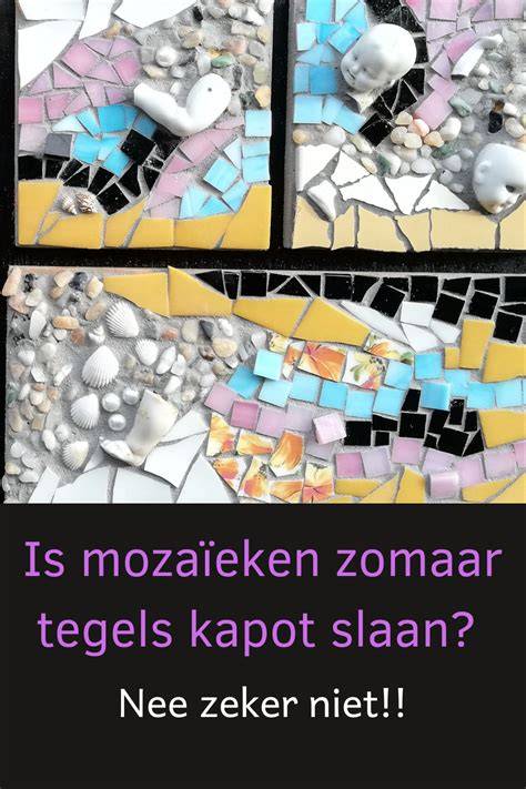 Mozaïek tegels infographic en toepassingen
