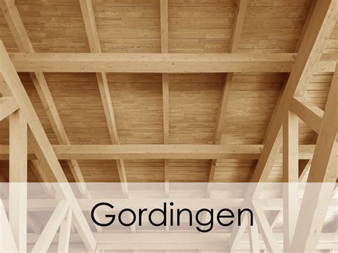 Gordingen geplaatst tussen ringbalken