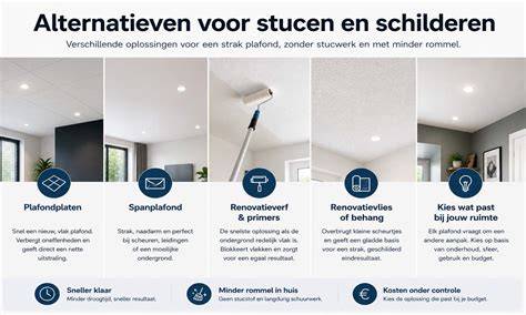 Praktische checklist voor plafond stucen
