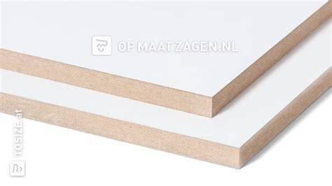 Afbeelding: Voor/na MDF kopse kant afwerking
