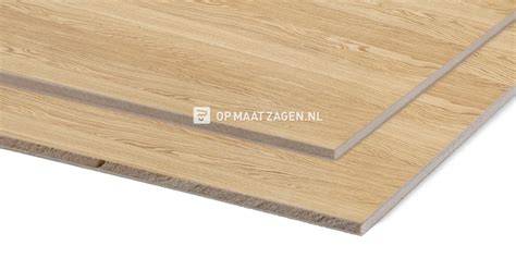 Afbeelding van berken multiplex drager met eiken toplaag plus montageprofielen