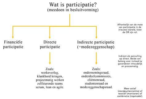 Schema: participatie- en besluitvormingsproces