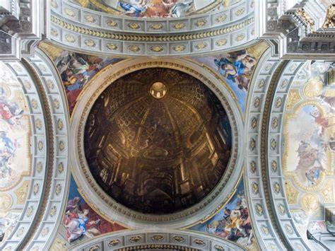 Plafondillusie in Sant’Ignazio di Loyola: trompe-l’oeil koepel en perspectief