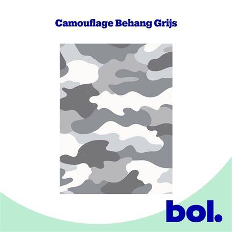 Infographic: Kleurpsychologie en ambiance van grijs camouflage behang