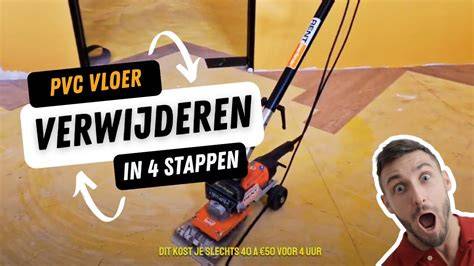 Infographic: Stappenplan voor het verwijderen van verlijmde PVC