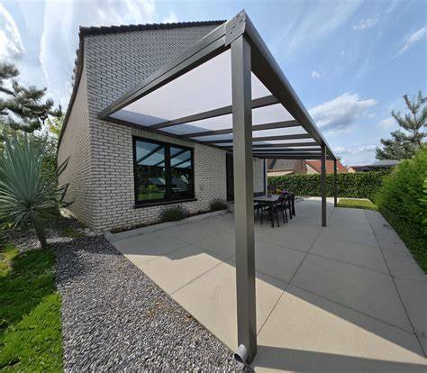 Aluminium terrasoverkapping configuratie