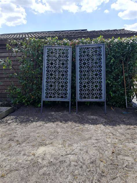 Showtuin Barneveld met diverse afmetingen tuinschermen