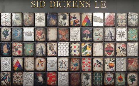 Illustratieve infographic: Sid Dickens tegelontwerp en productiestappen
