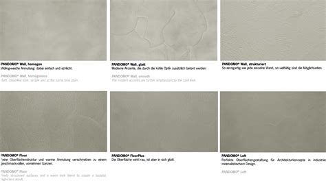 Voorbeelden van verschillende kleuropties en texturen van betonstuc aanrechtbladen.