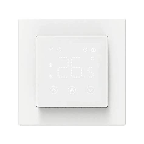 Illustratie van een inbouw-thermostaat met IP21-rating