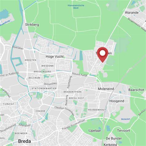 Gevel overzicht en nabijgelegen omgeving, kaart met locatie