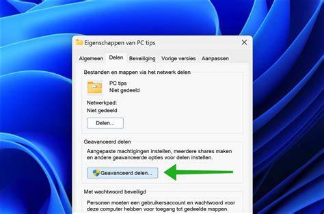 Infographic: Overzicht van gedeelde mappen en toegangsniveaus