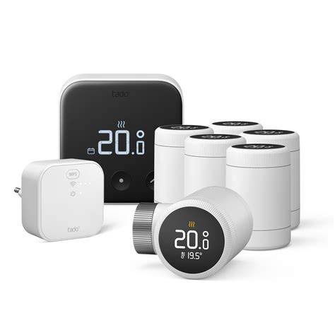 Afbeelding: overzicht adapters en ventilypes voor tado° Slimme Radiatorknop