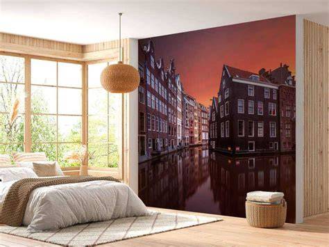 Fotobehang van Amsterdam afbeelding