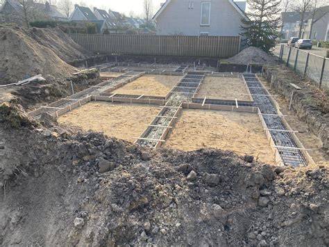 Afbeelding van fundering op staal: strokenfundering, plaatfundering en vorstrandfundering