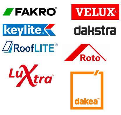 Infographic: Overzicht merken en kenmerken (Velux, Fakro, RoofLITE, Roto, Keylite)