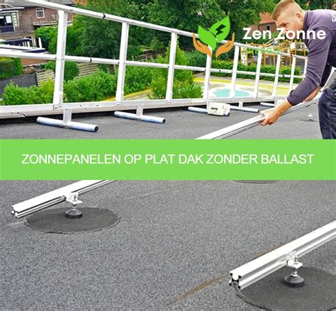 Infographic: overzicht montagematerialen voor plat dak zonder ballast